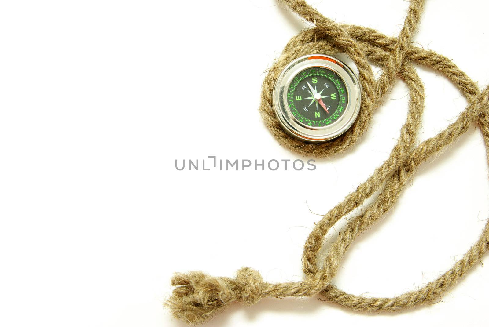 rope isolated on a white background