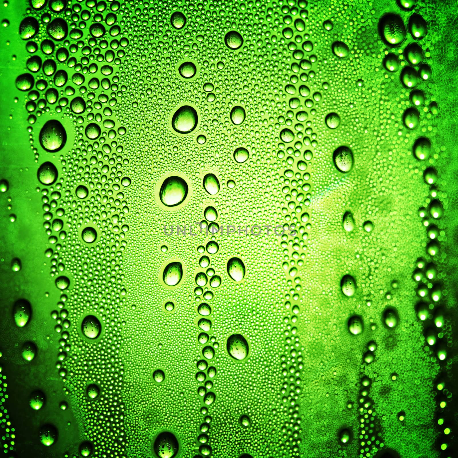 macro water drops close up