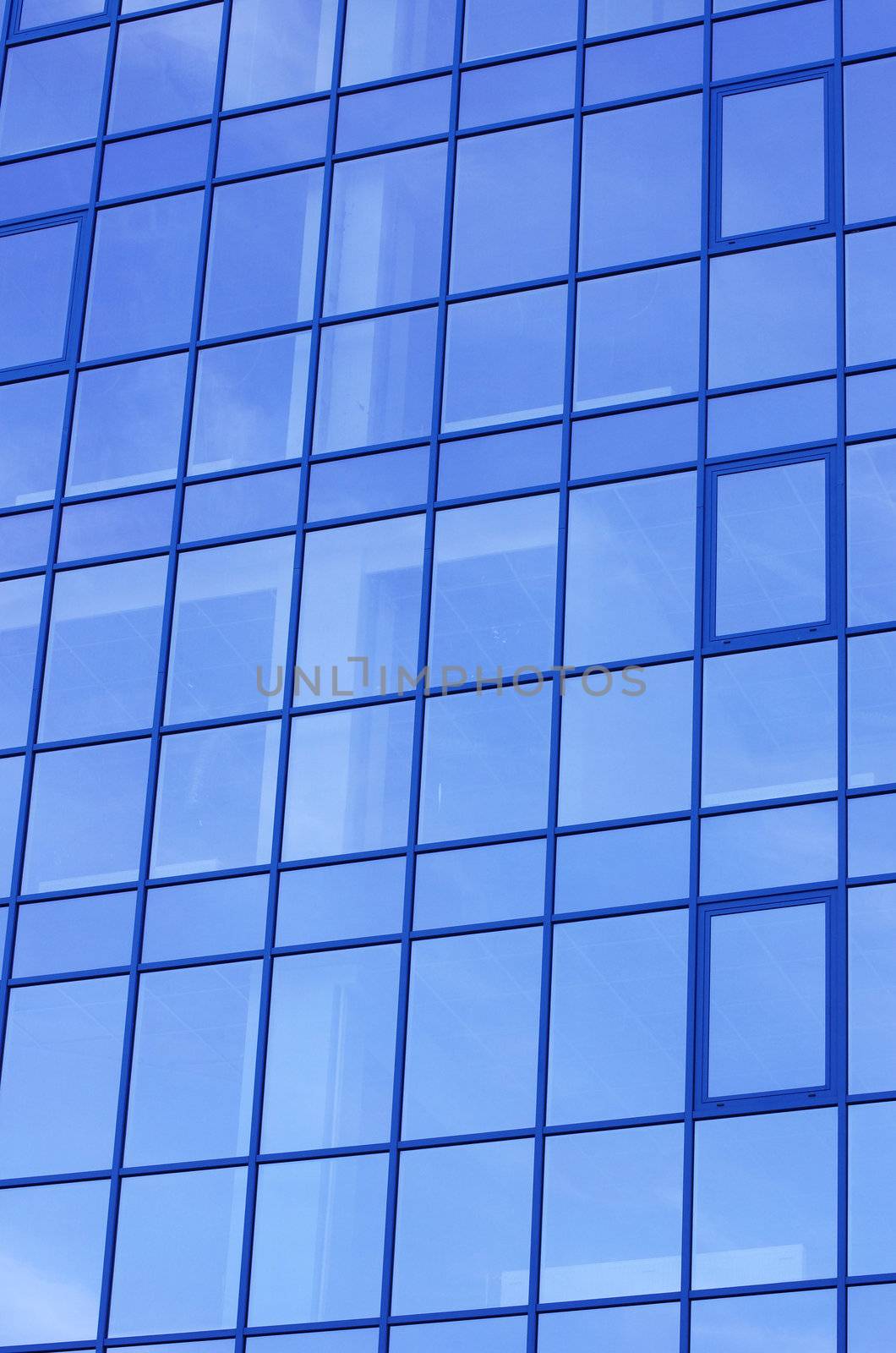 modern glass apartment blocks of skyscrapers 