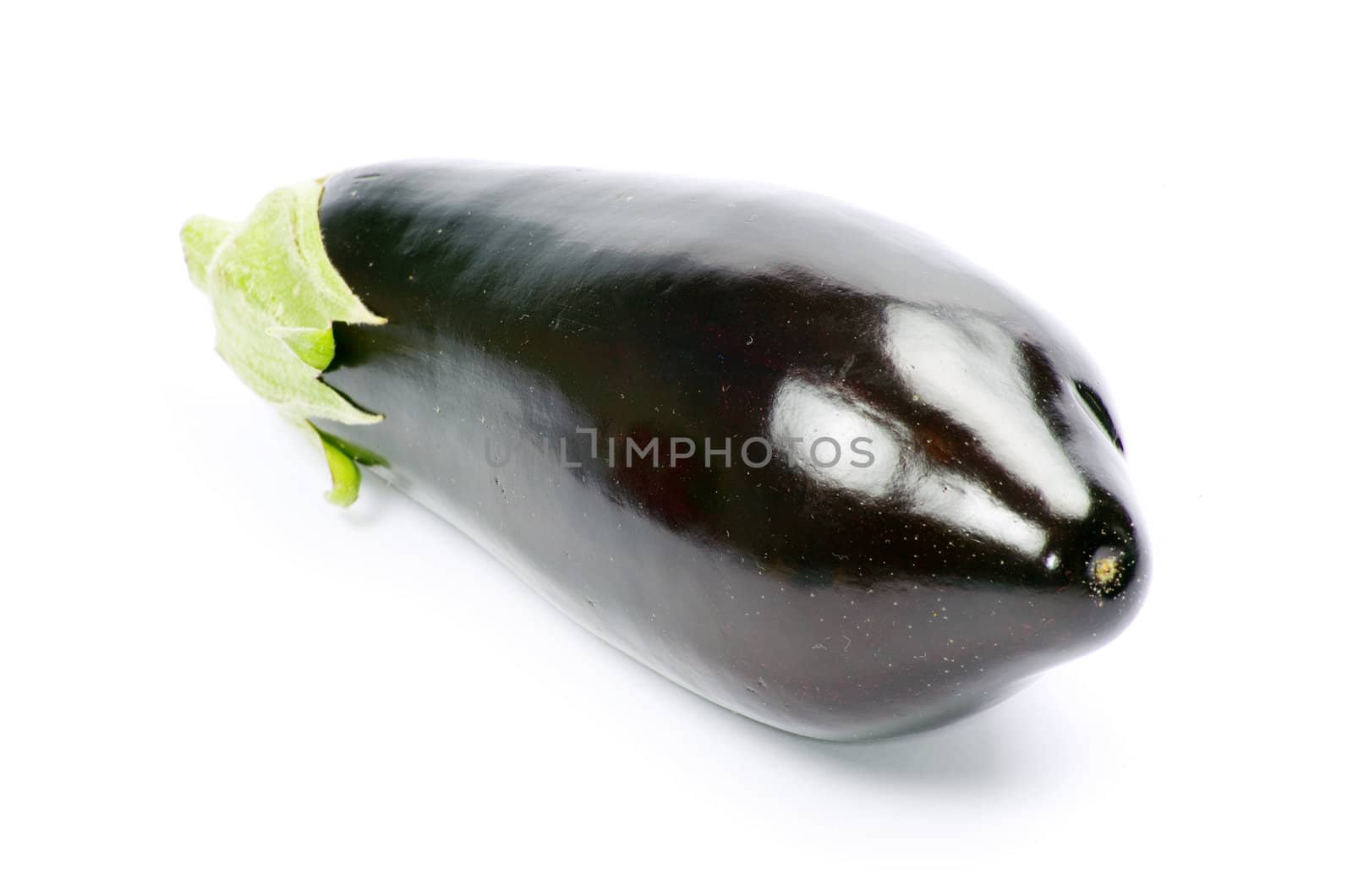 aubergine isolated on white background