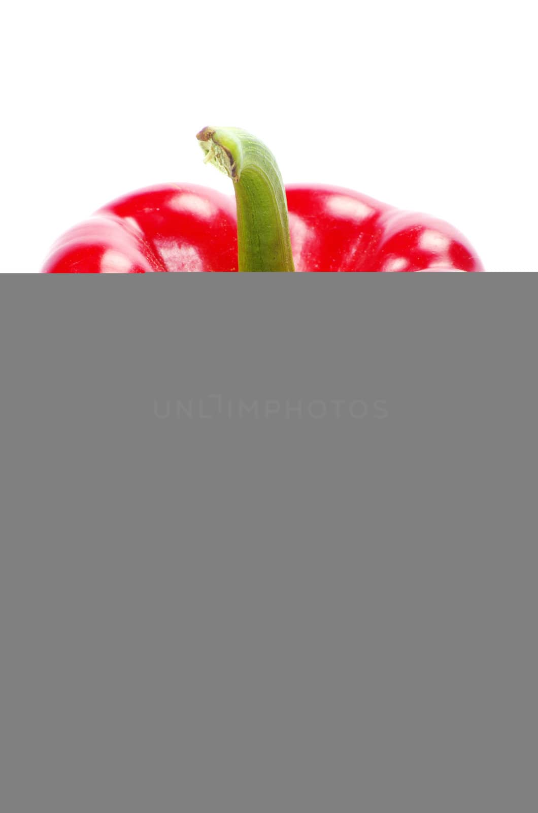 red pepper  isolated on a white background