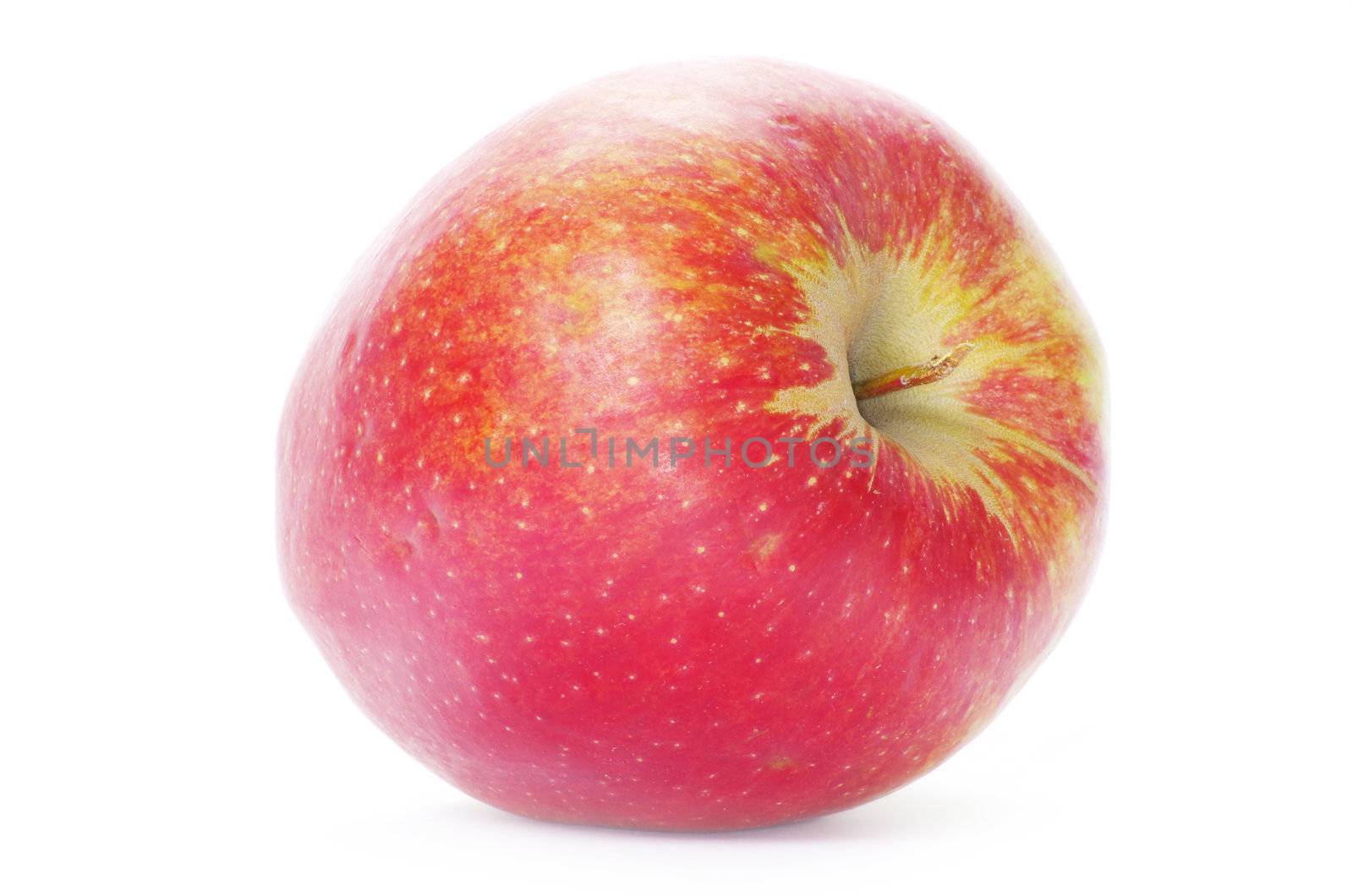 fresh apples isolated on a white