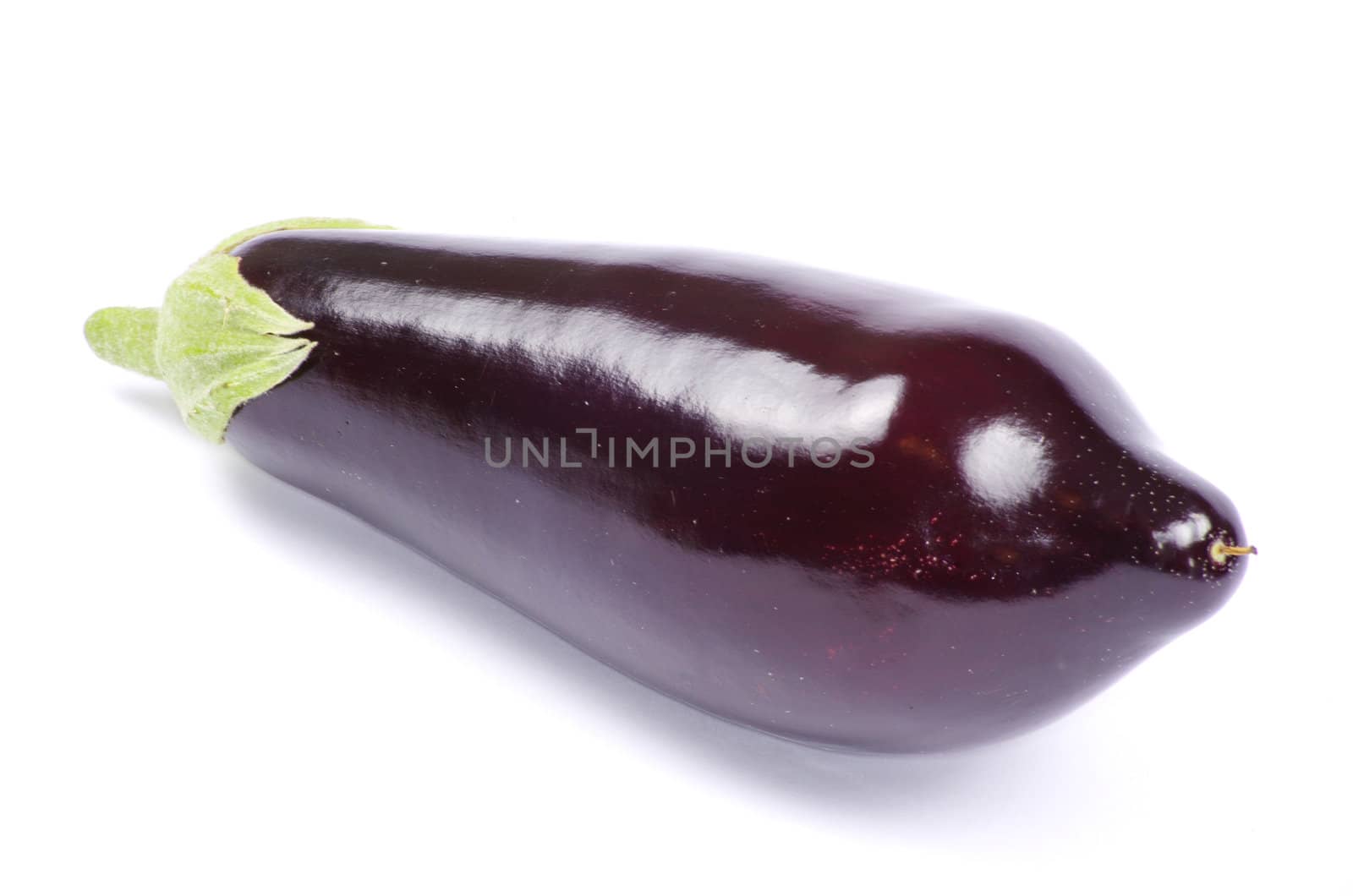 aubergine isolated on white background