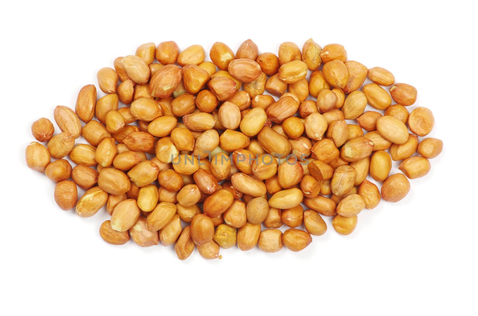 peanuts isolated on white background