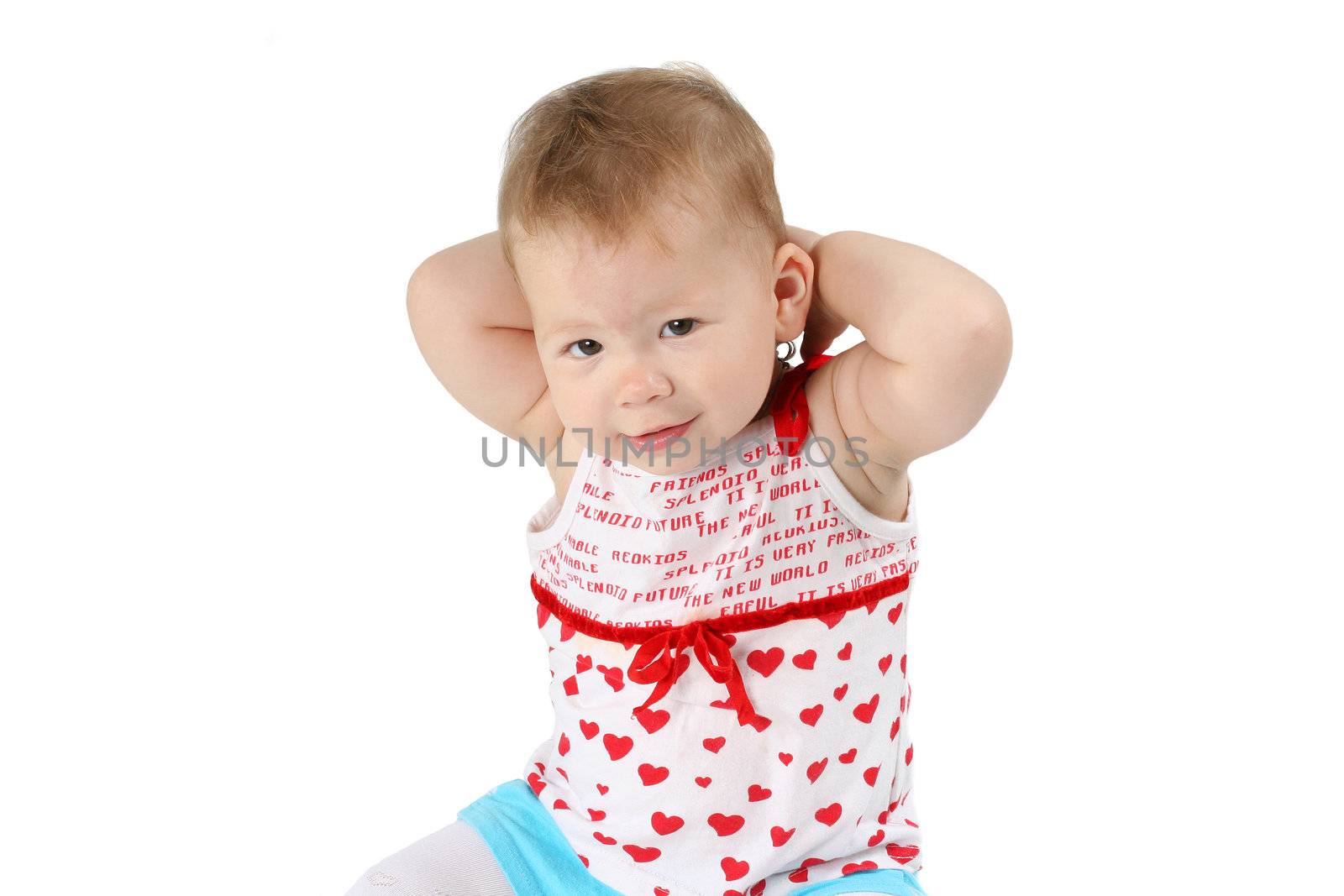small face child females cute girls baby 