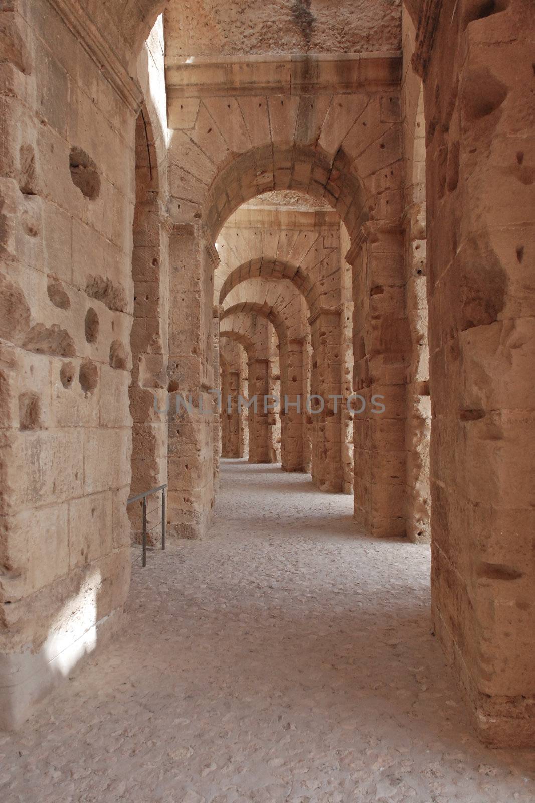 Ancient Roman Amphitheatre in El-Jem, Tunisia (UNESCO World Heritage)