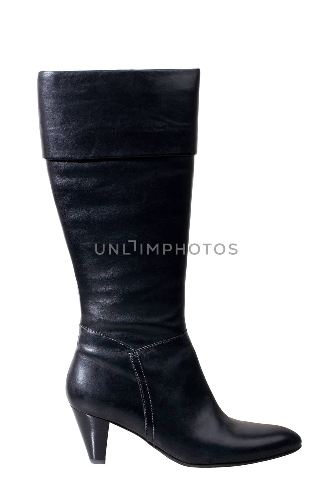 female boot isolated on white