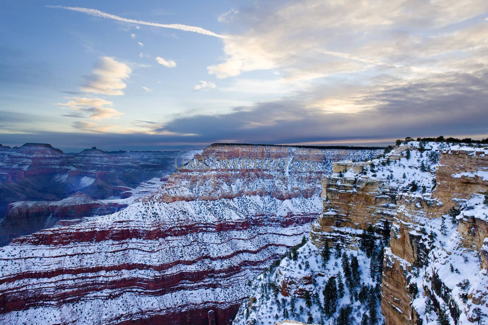 Grand Canyon National Park in winter, Arizona, USA