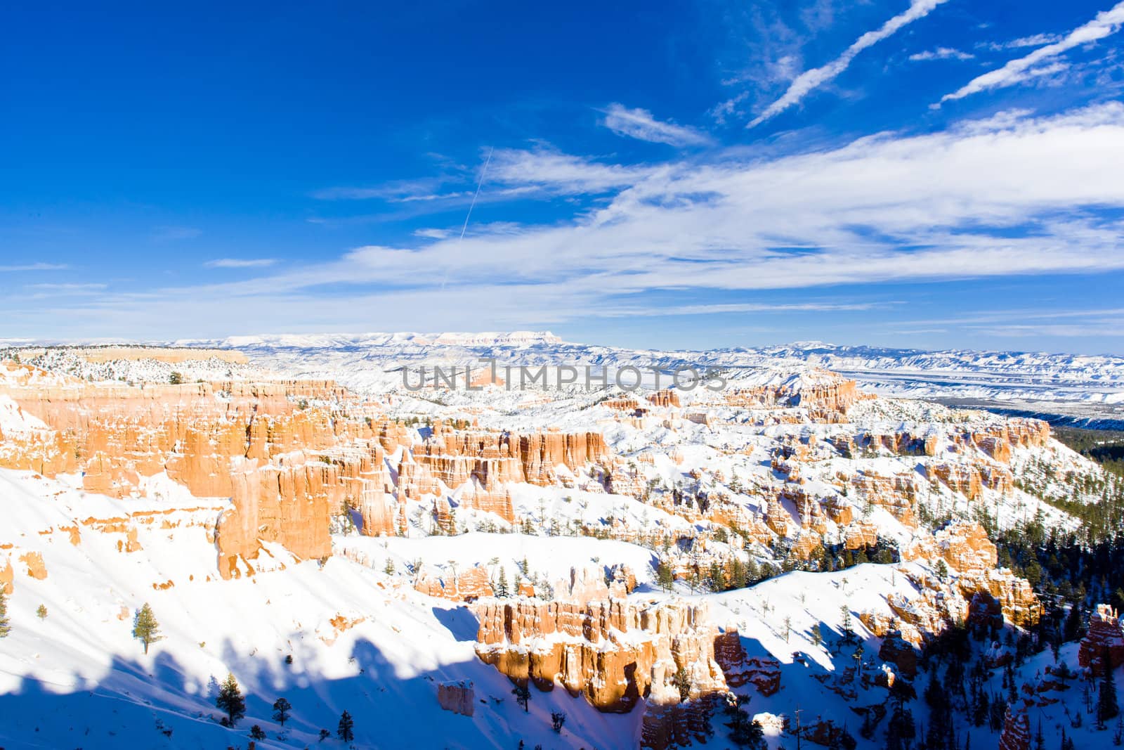 Bryce Canyon National Park in winter, Utah, USA