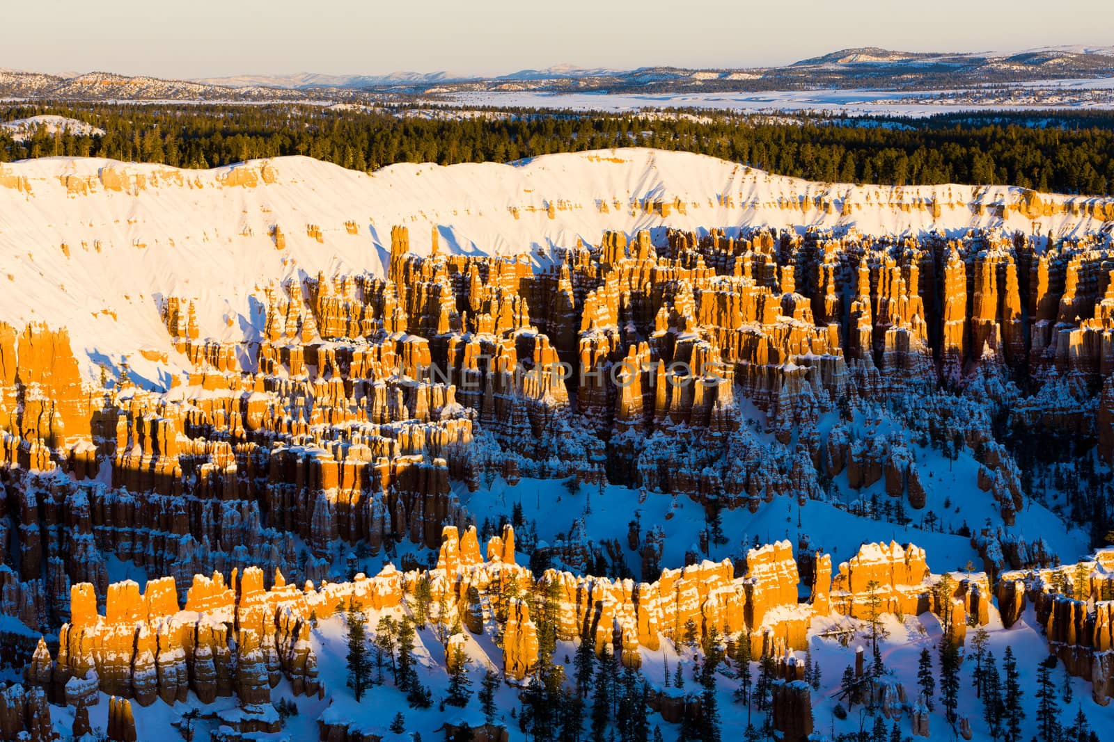 Bryce Canyon National Park in winter, Utah, USA