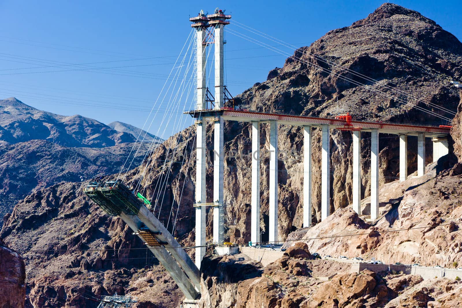 bridge over Hoover Dam, Arizona-Nevada, USA