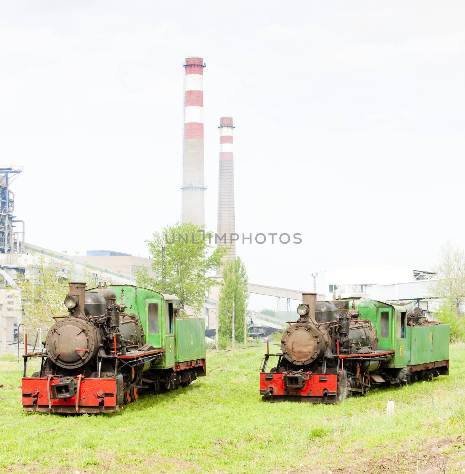 steam locomotives, Kostolac, Serbia