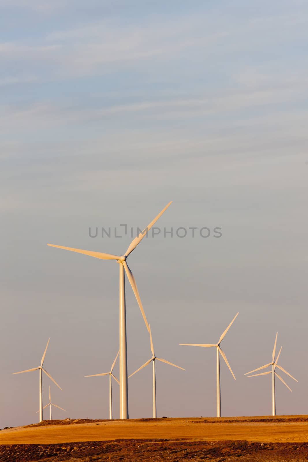 wind turbines, Castile and Leon, Spain