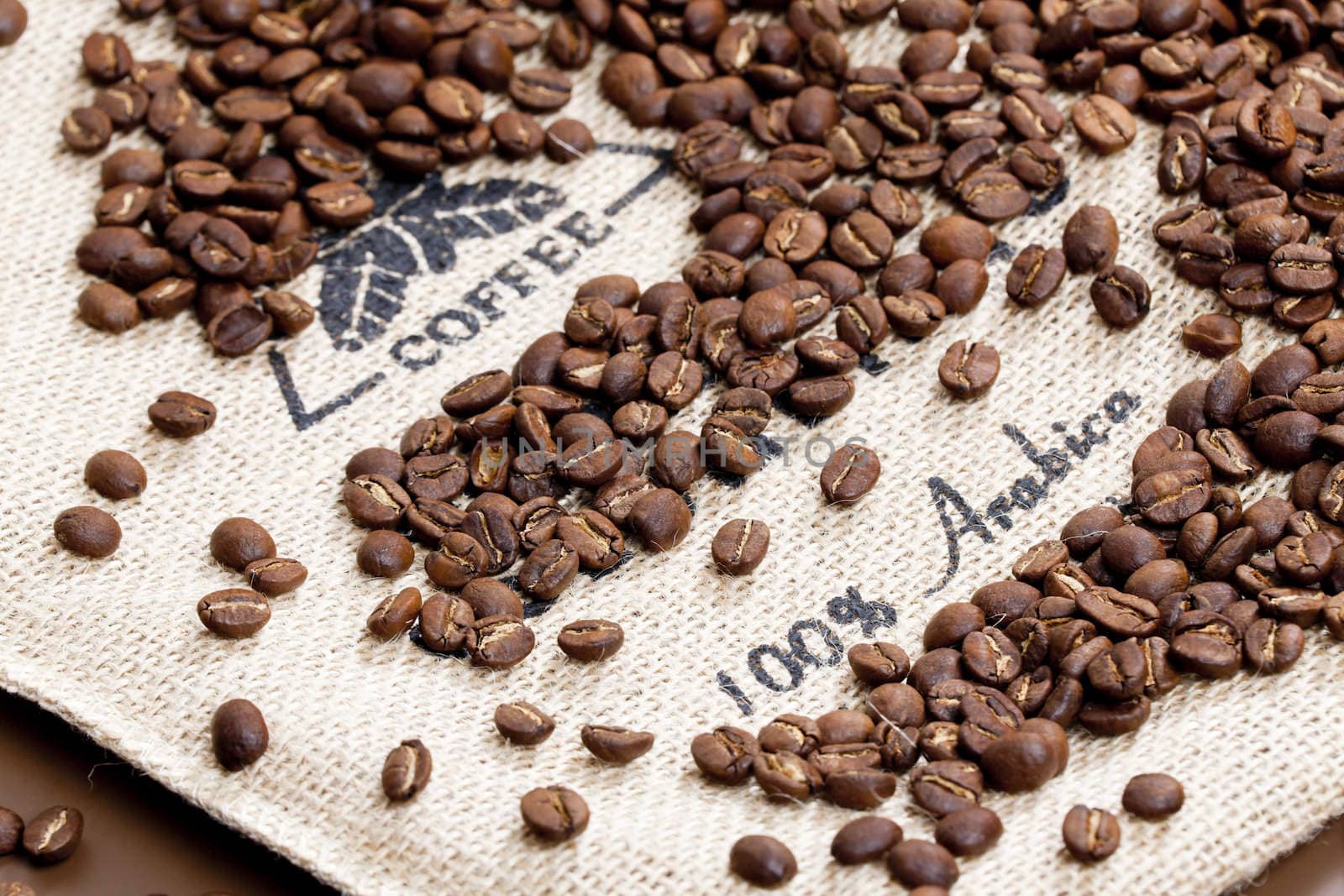 still life of coffee beans