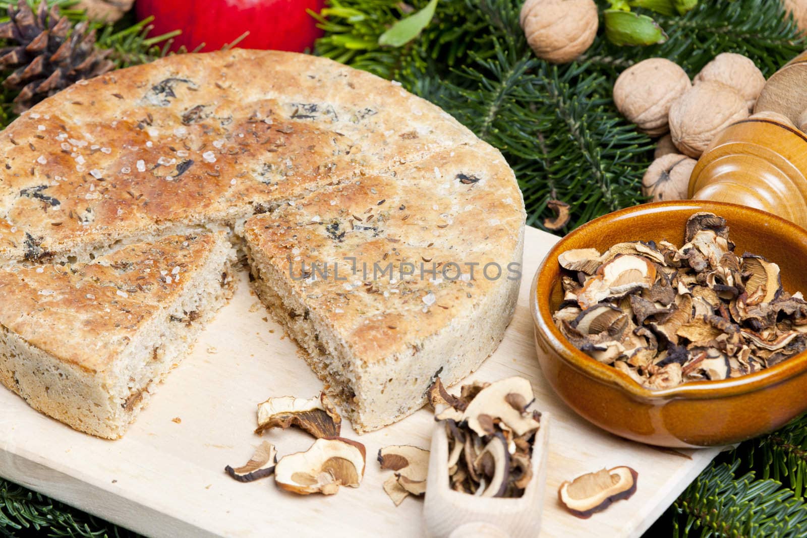special Christmas mushroom pastry