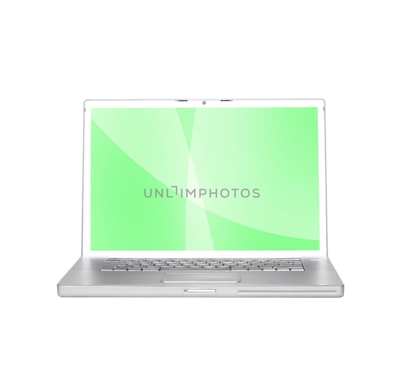 Laptop with background