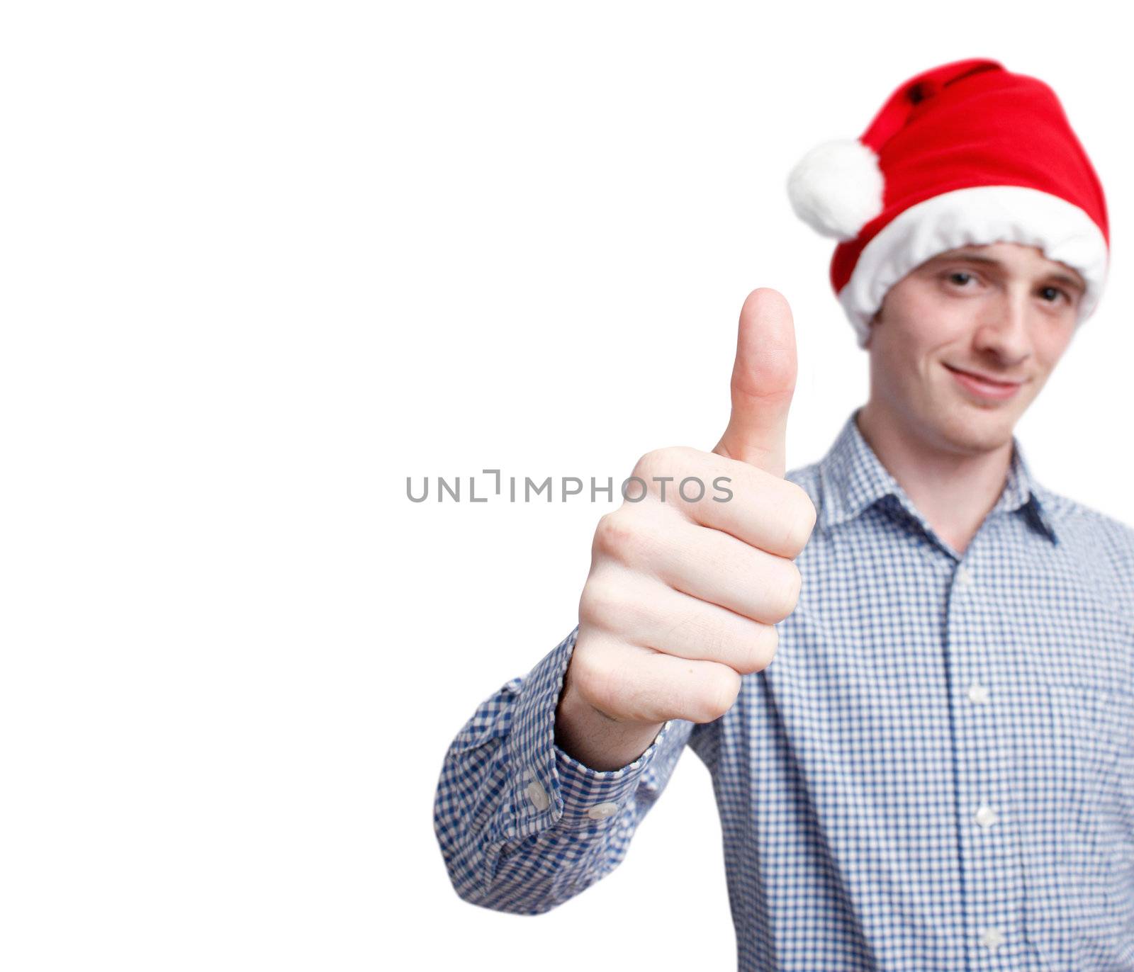 Thumbs up santa by leeser