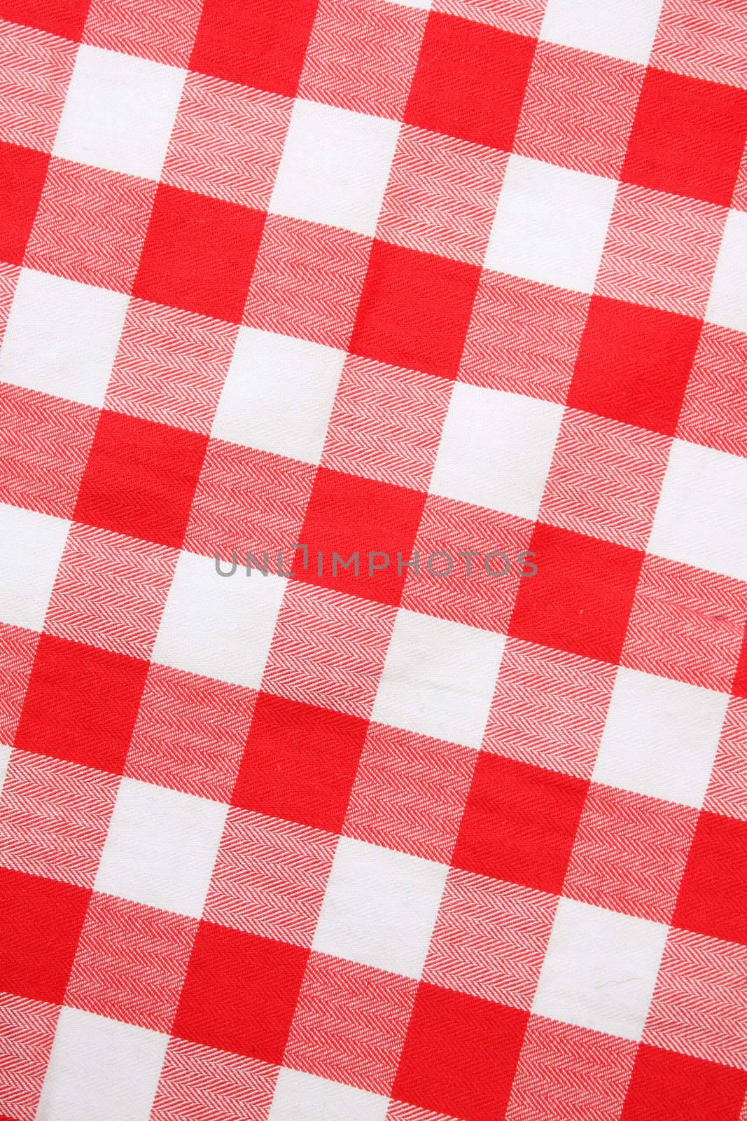 Red textile Gingham by leeser