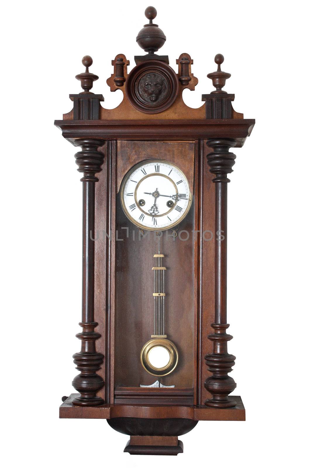 Old wall clock by leeser
