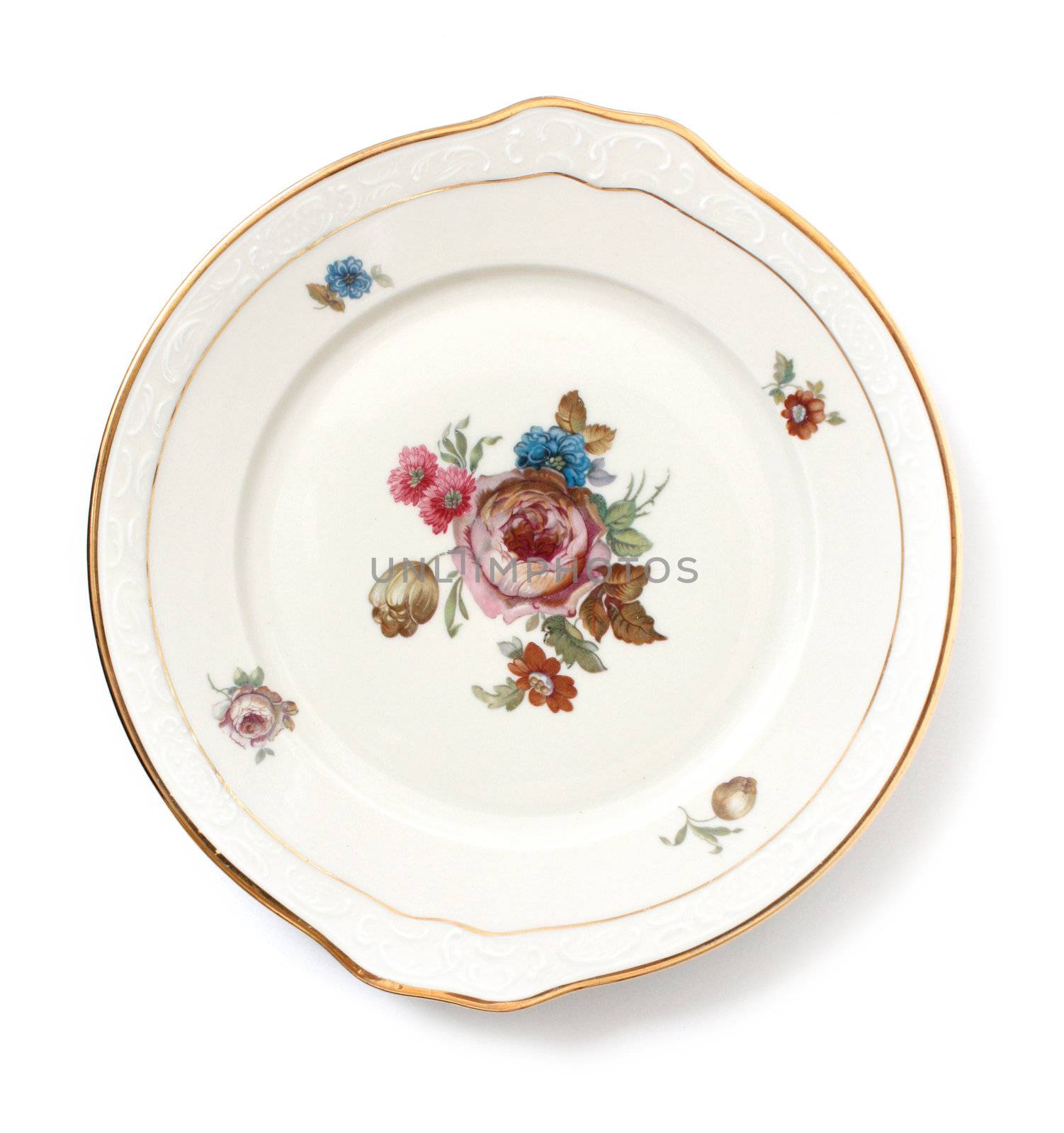 Old dinner plate