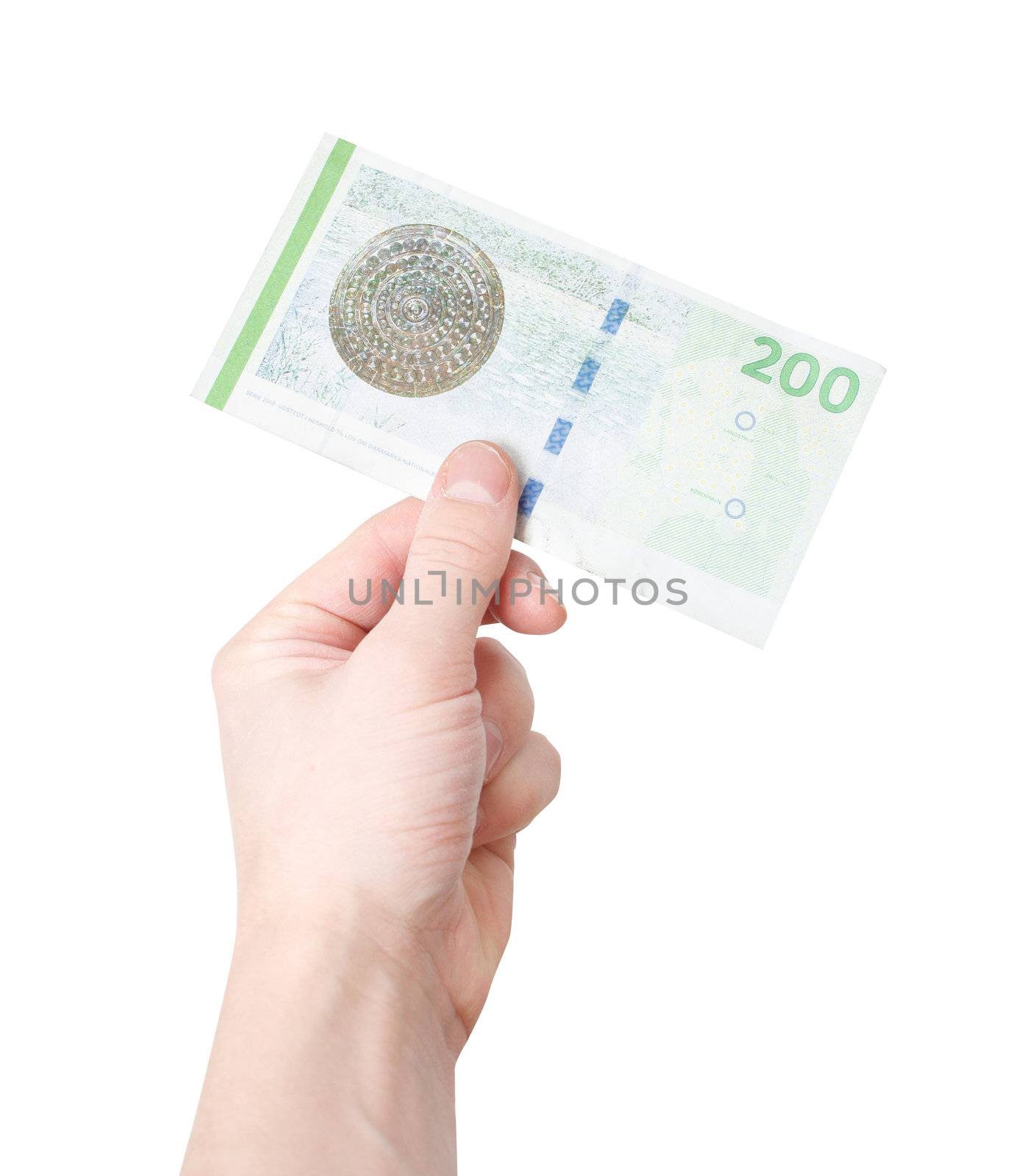 A note of 200 Danish kroner by leeser