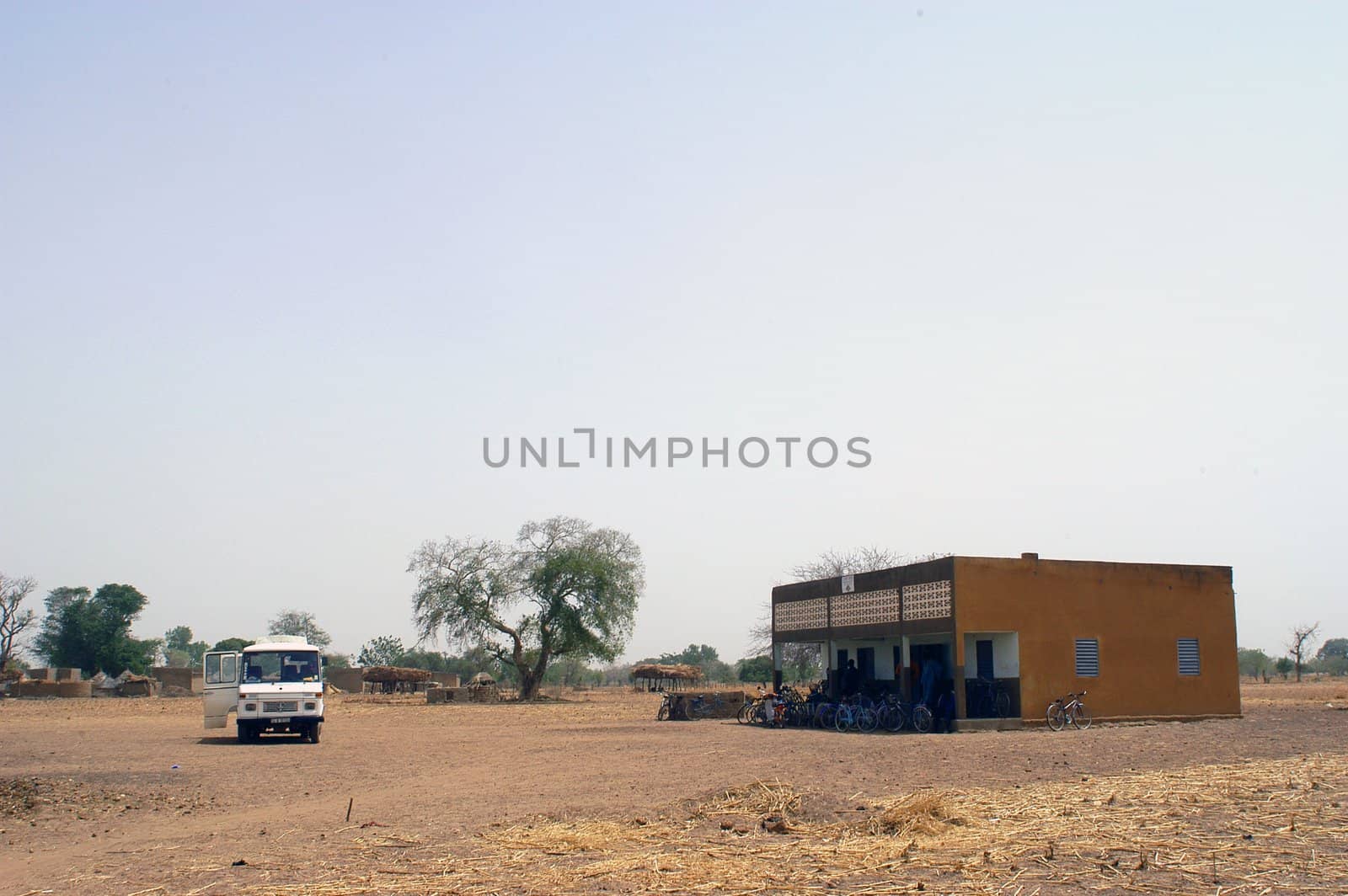 Visit French schoolboys in Burkina Faso Faso in a school of a village. Exchanges are done between the small French and the small Africans for better understanding the differences in life between them.