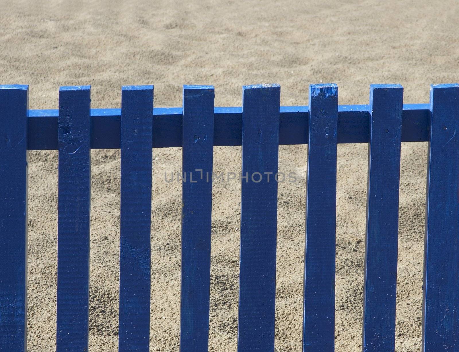 the blue fence by Kuzma