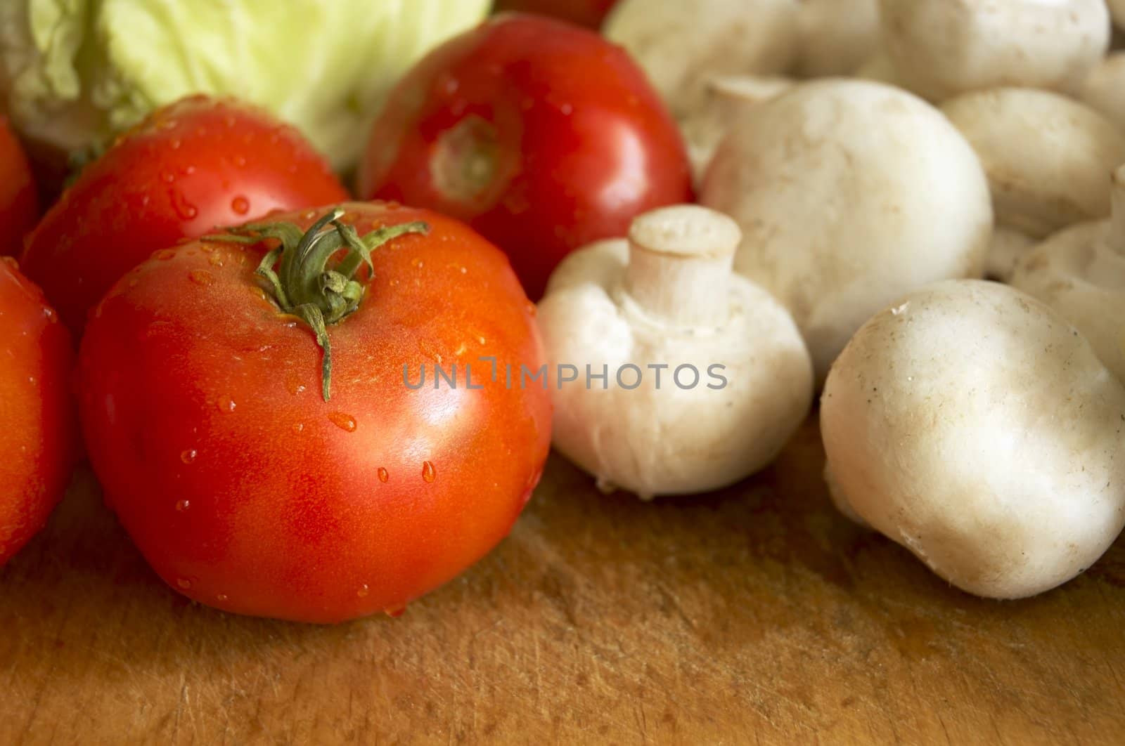 fresh wet vegetables by Kuzma