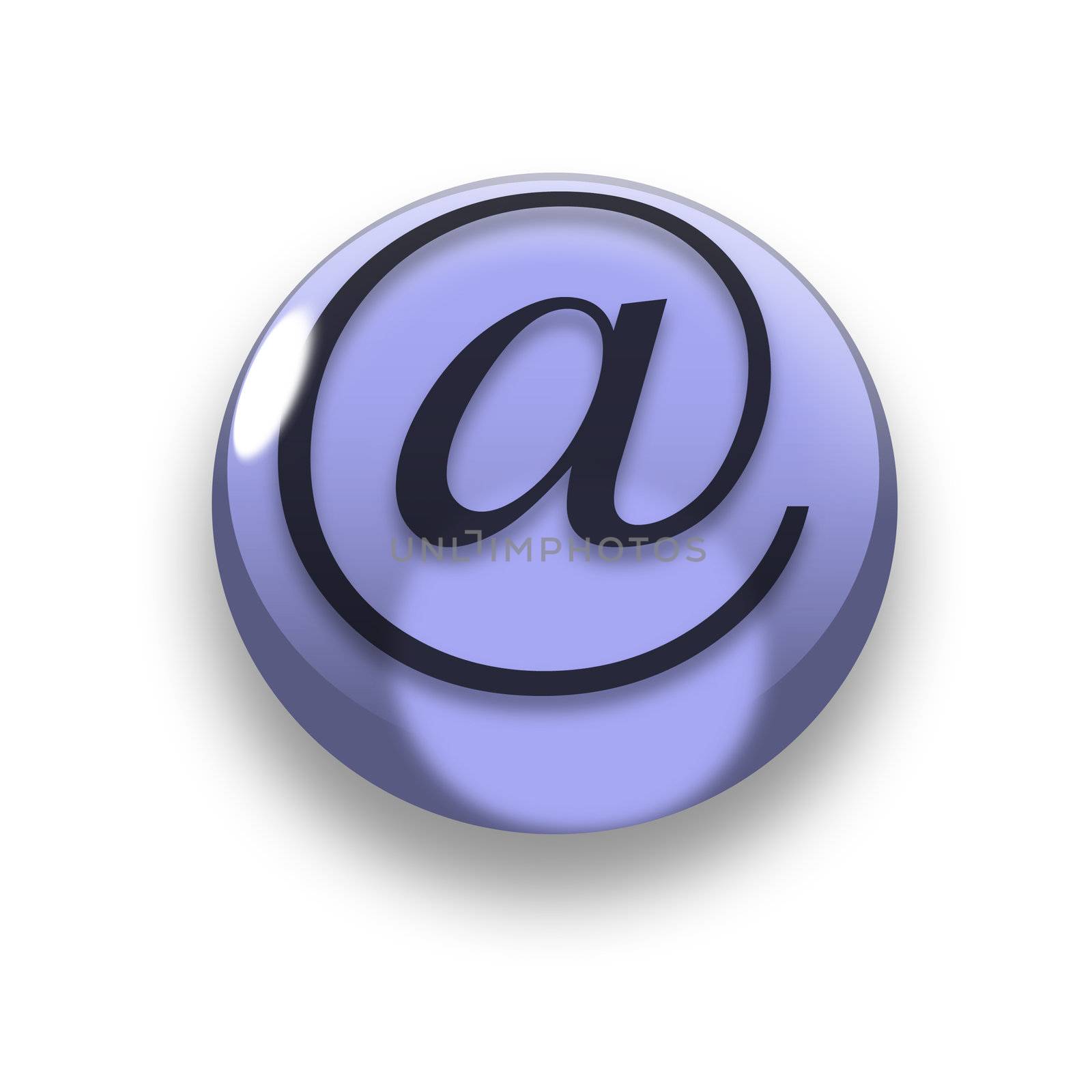 3D email button by Kuzma