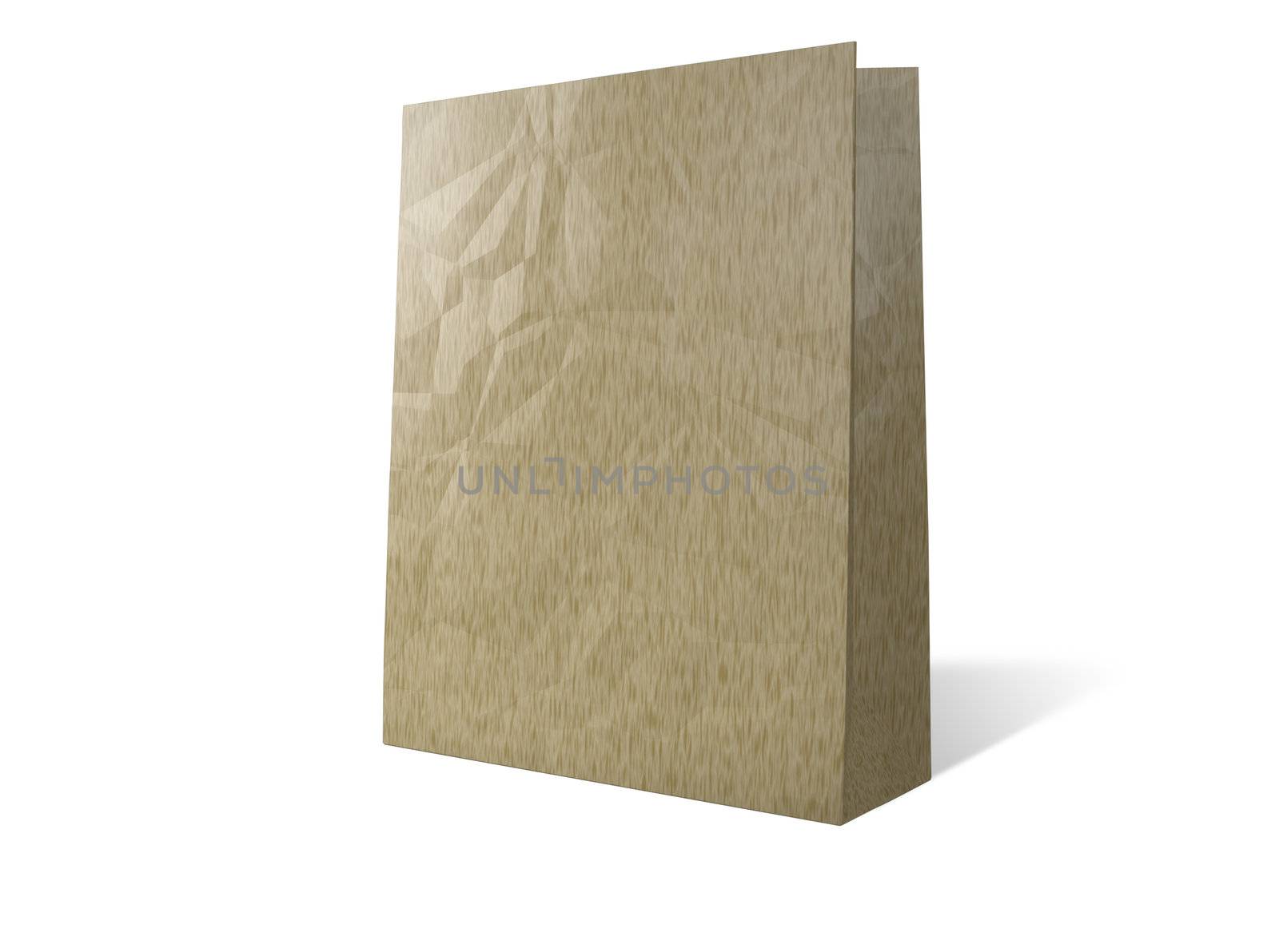 isolated paper pack