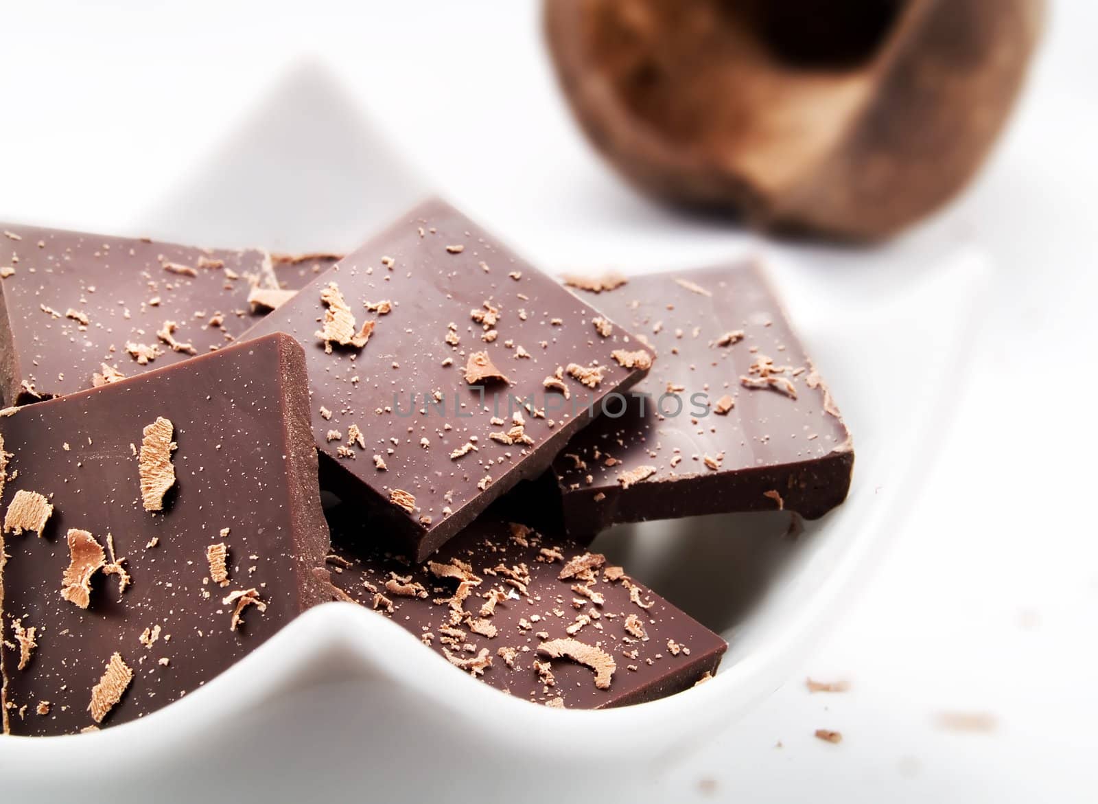 Close-up of chocolate in a kitchen