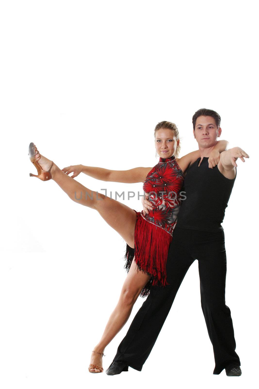 isolated dancing couple by Dancer01