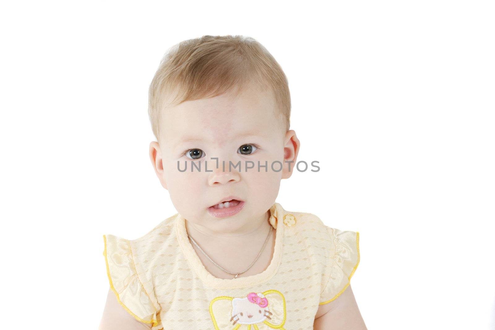 baby small child isolated white happiness cheerful