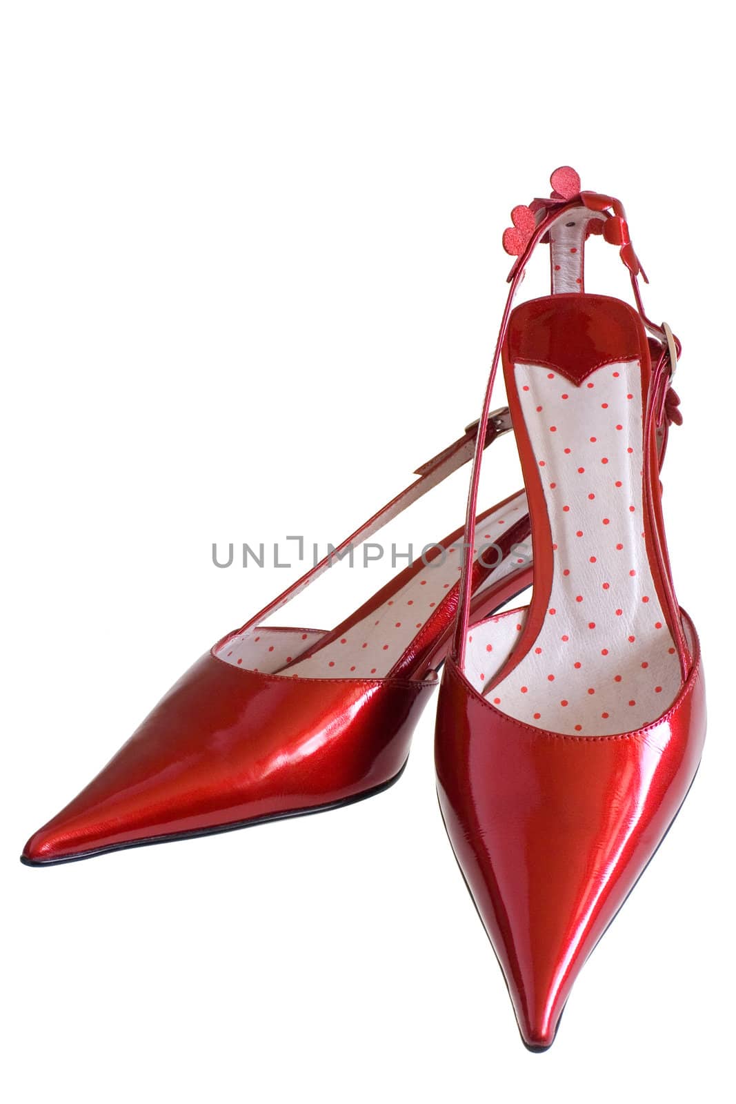 Red patent-leather shoes by Sergius