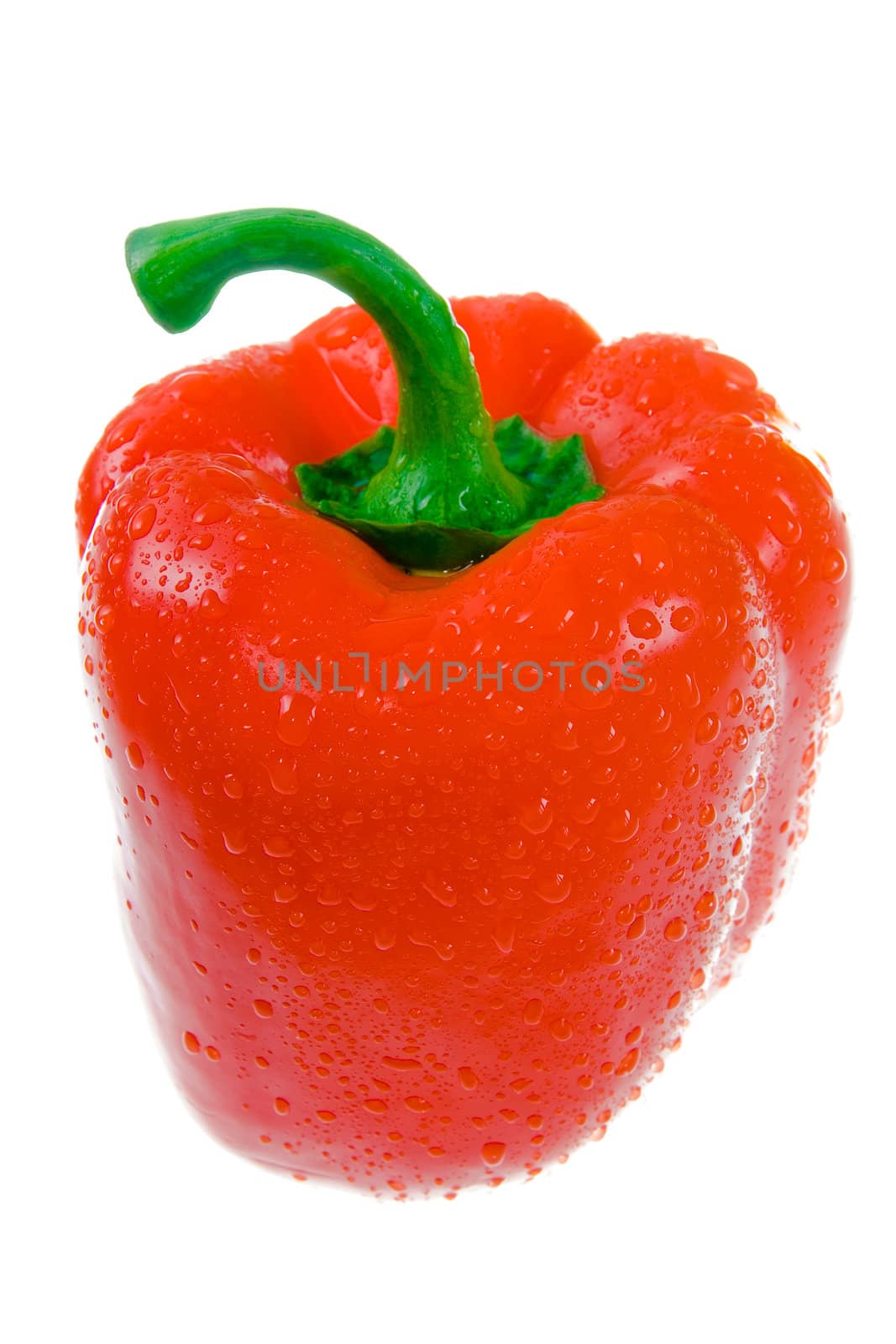 Red Bell Pepper. Close-up by Sergius