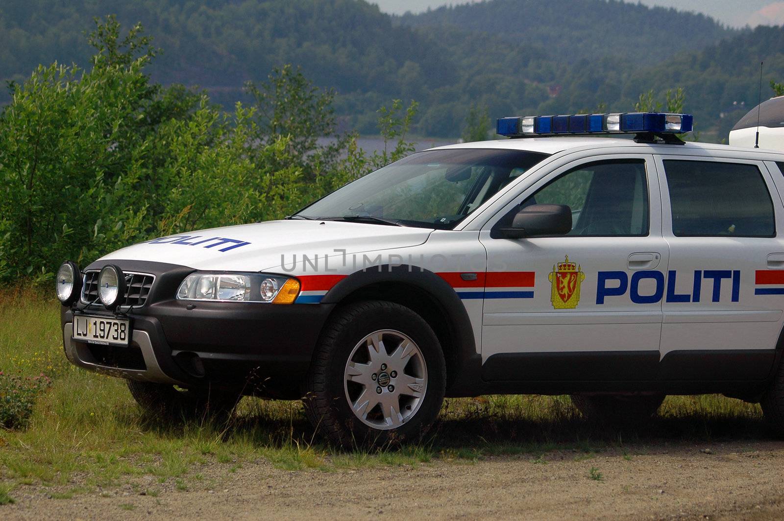 Norwegian Police car.