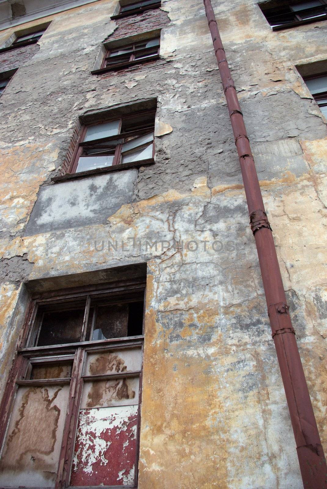 abandoned building,ruin, rubble, poverty, criminality,agony