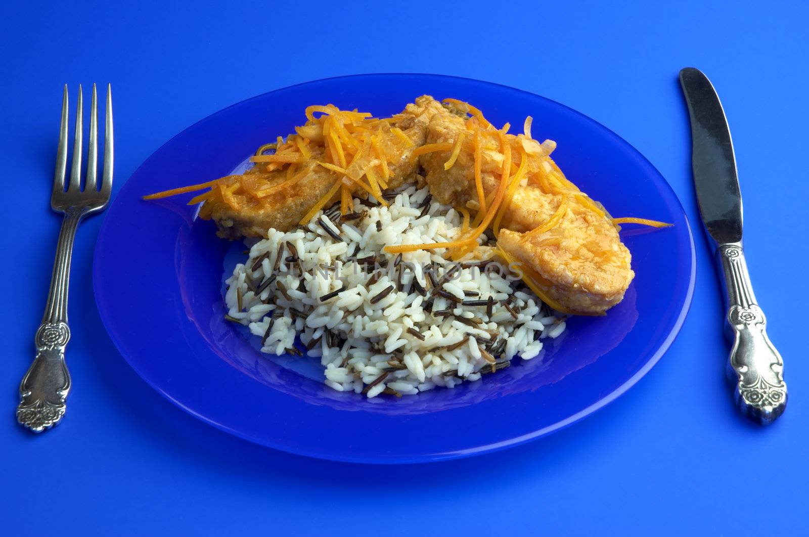 cartilaginous fish and rice by Kuzma