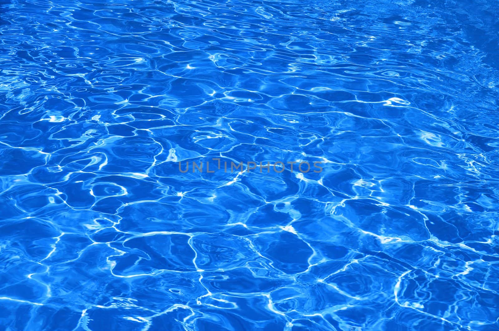 blue water