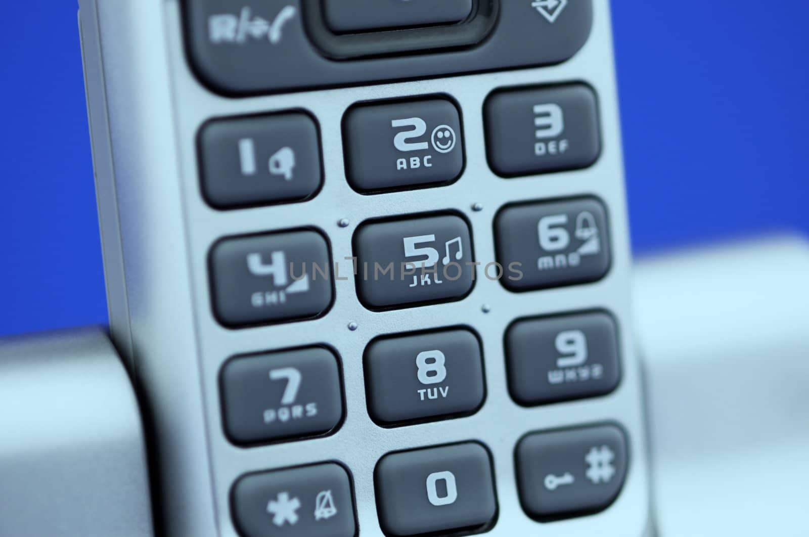 telephone in close up