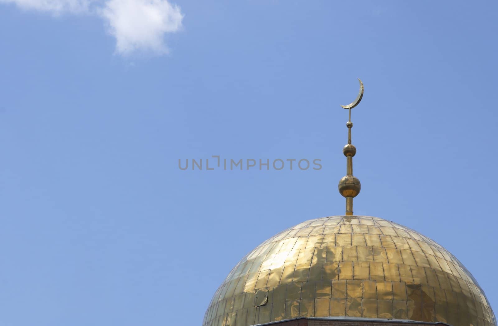 upper part of the mosque