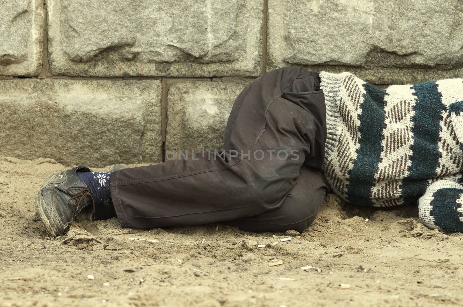 sleep on the street