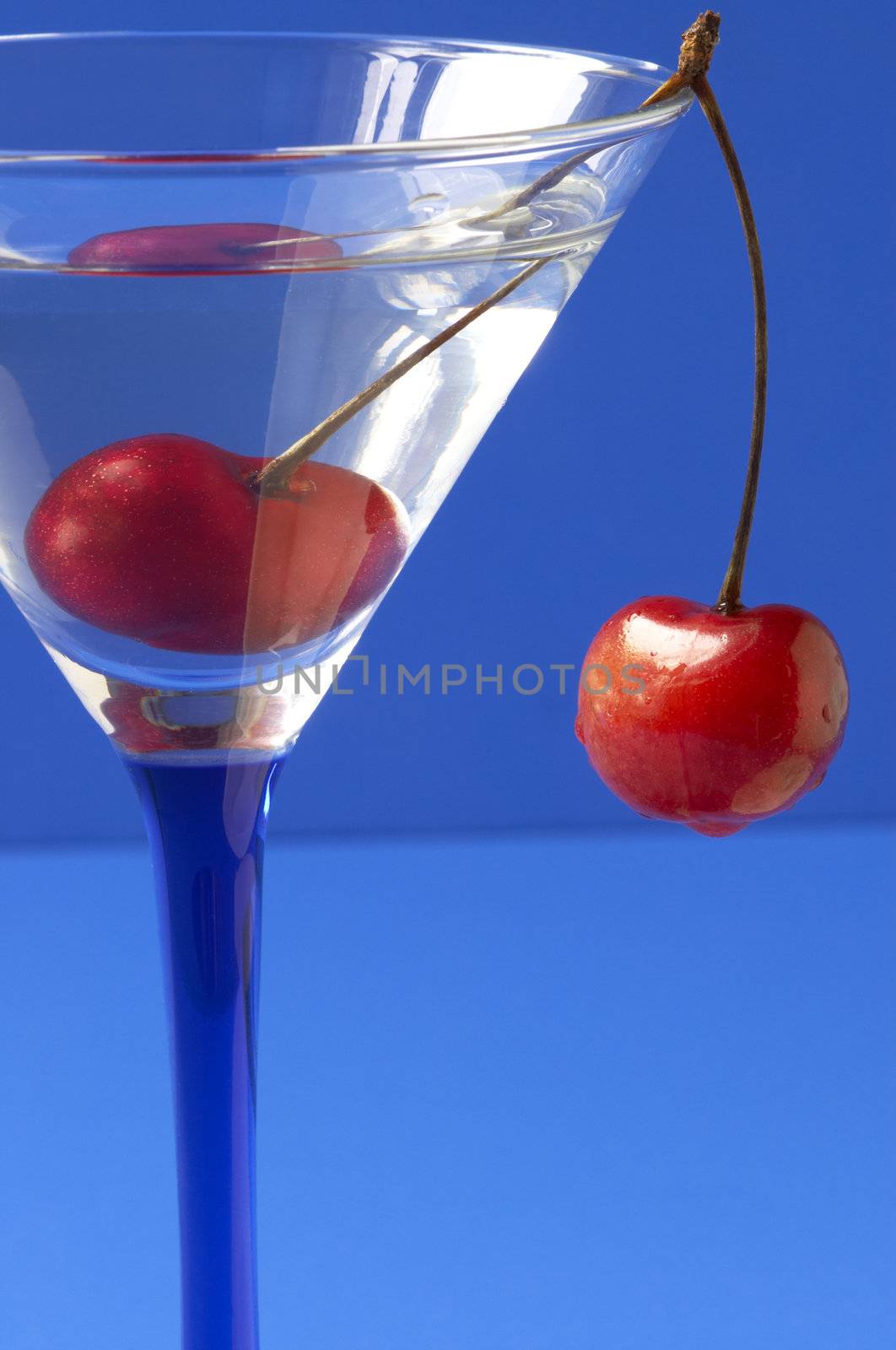 night club cocktail(focus on the cherry)