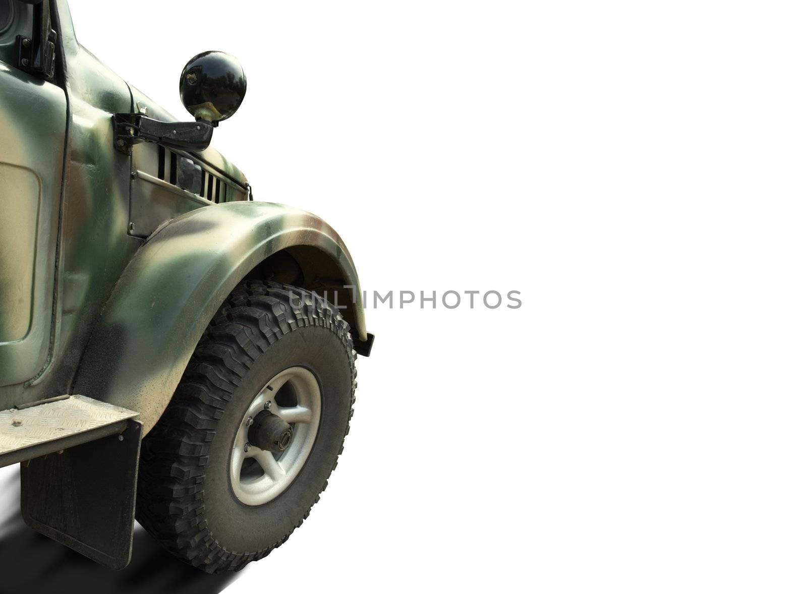 isolated jeep