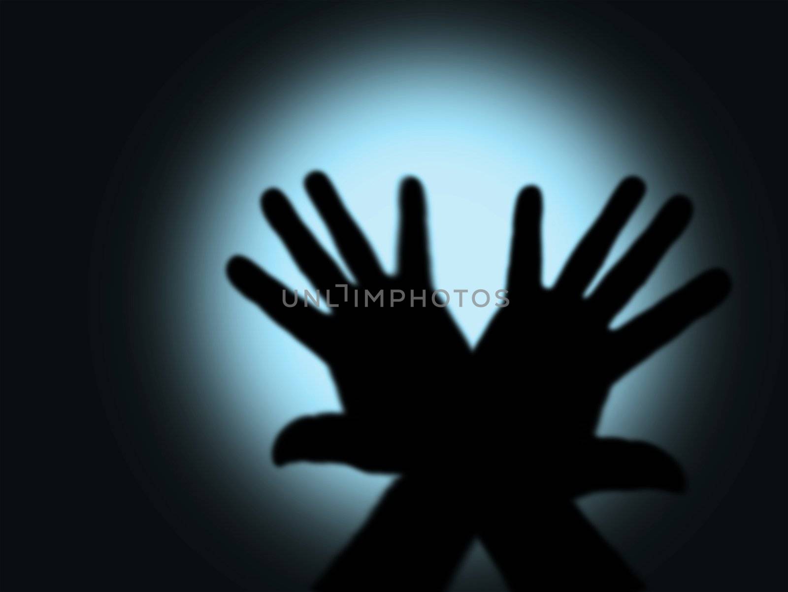 dark horror(hands with cool light,special f/x,made from my images)