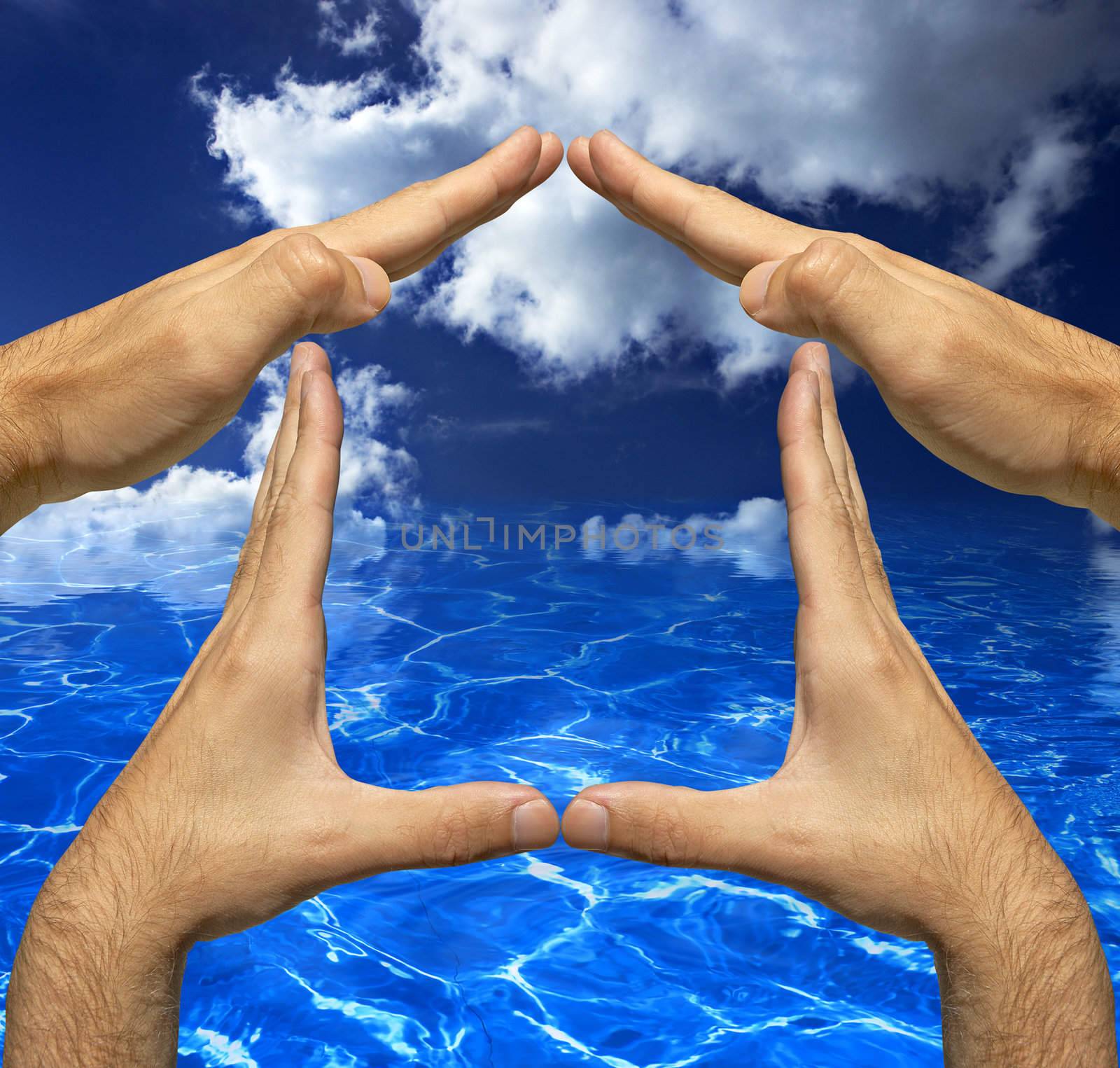 save nature concept