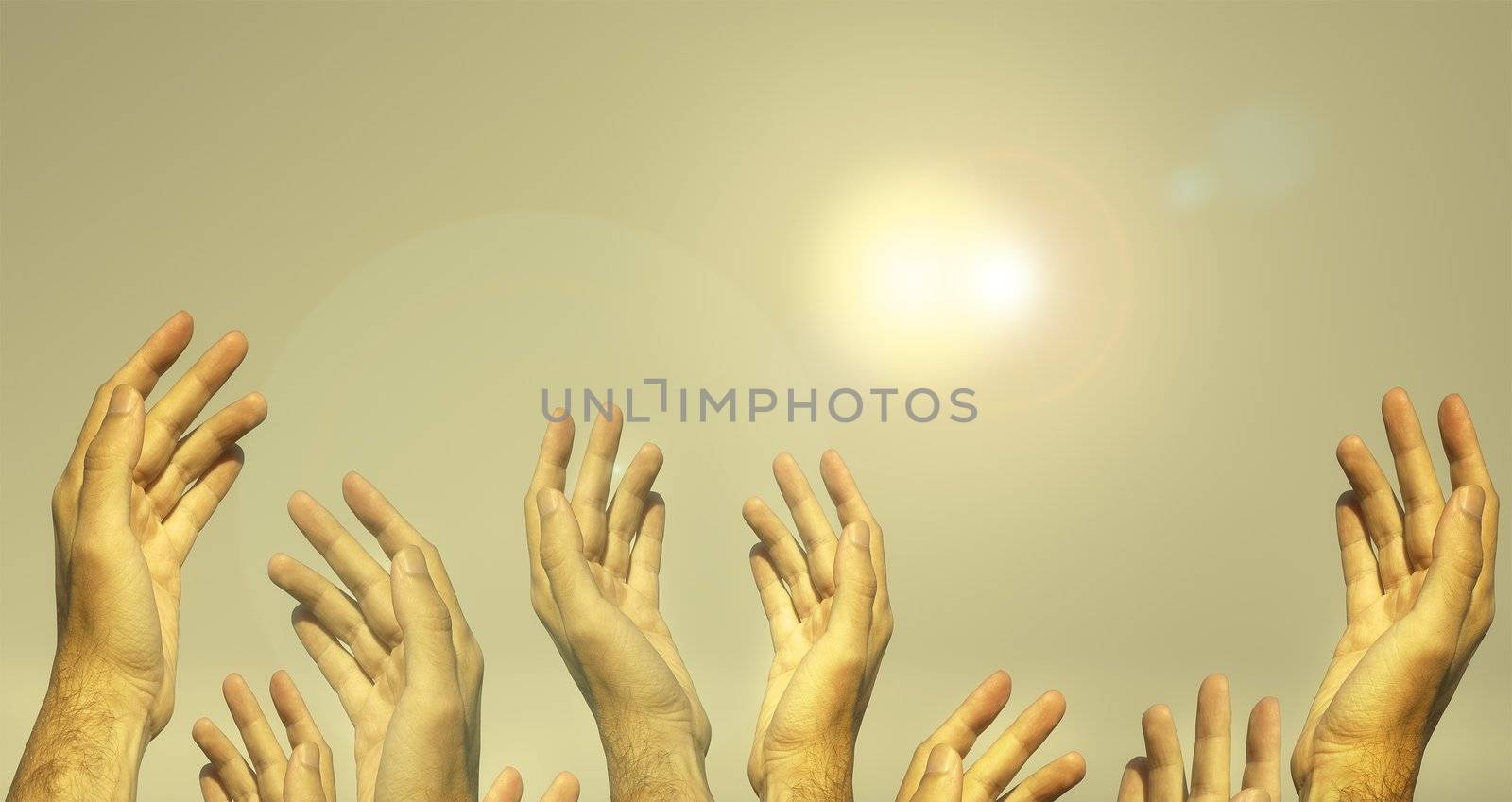 hands asking for help(hans concept)