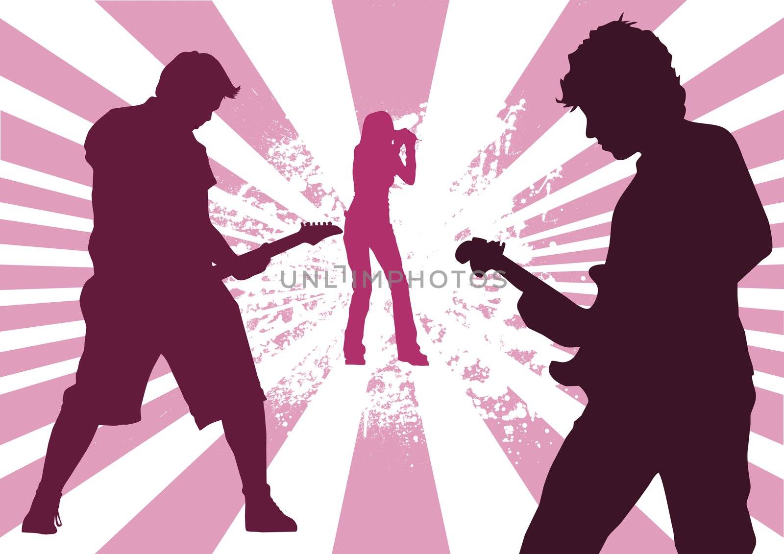 music band (great for any design,made from my images)