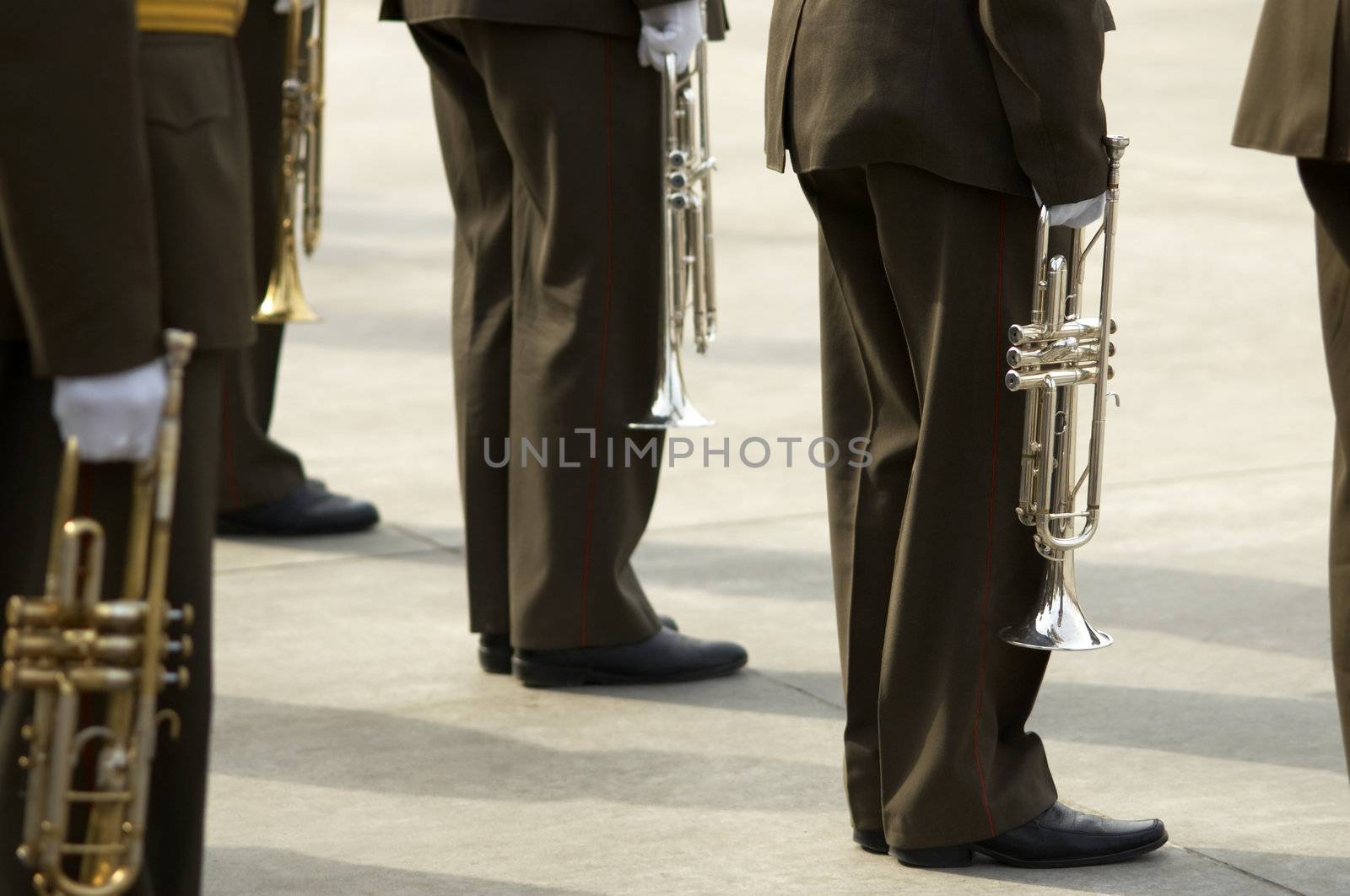 On the parade