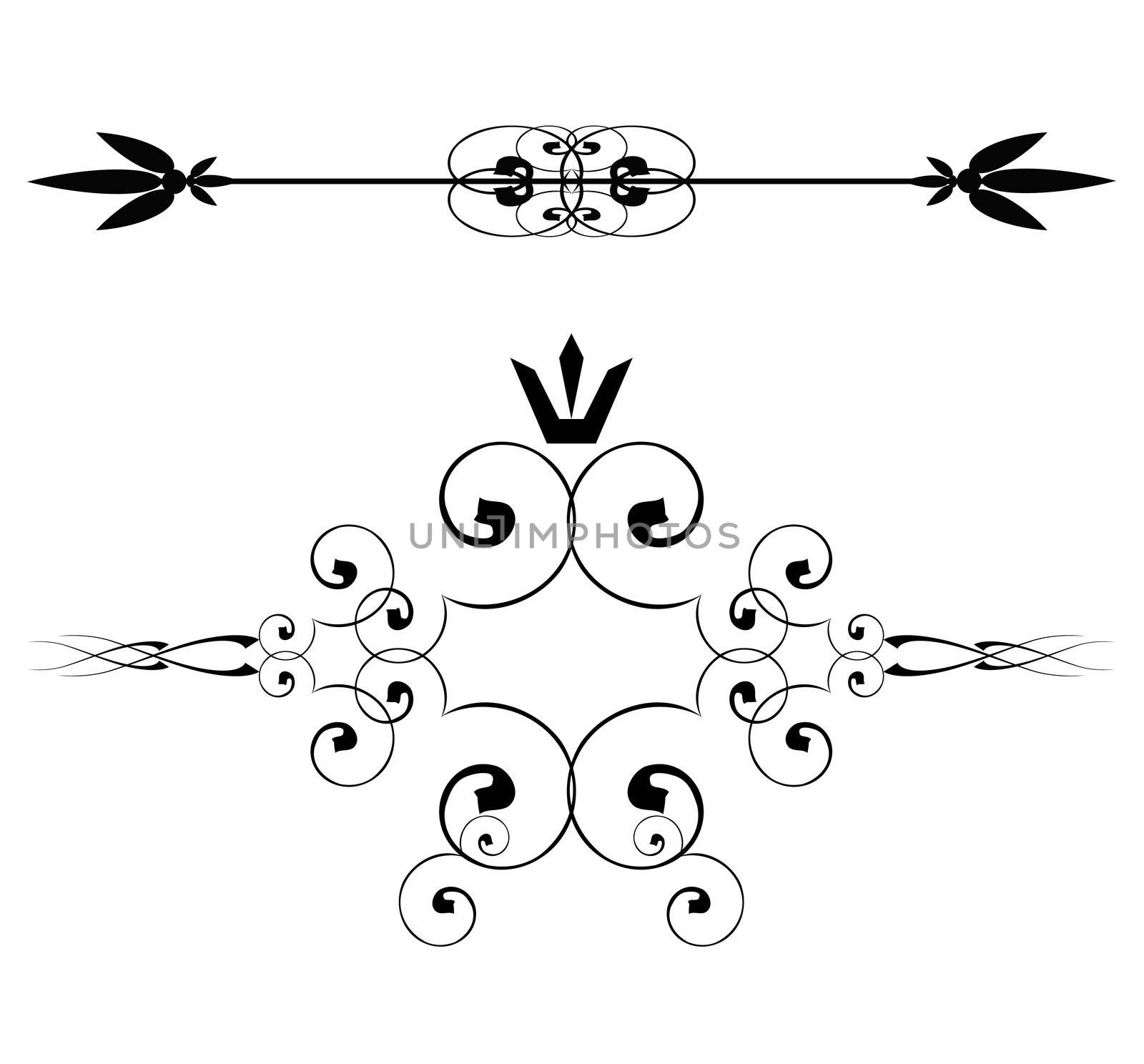 design isolated on the white background